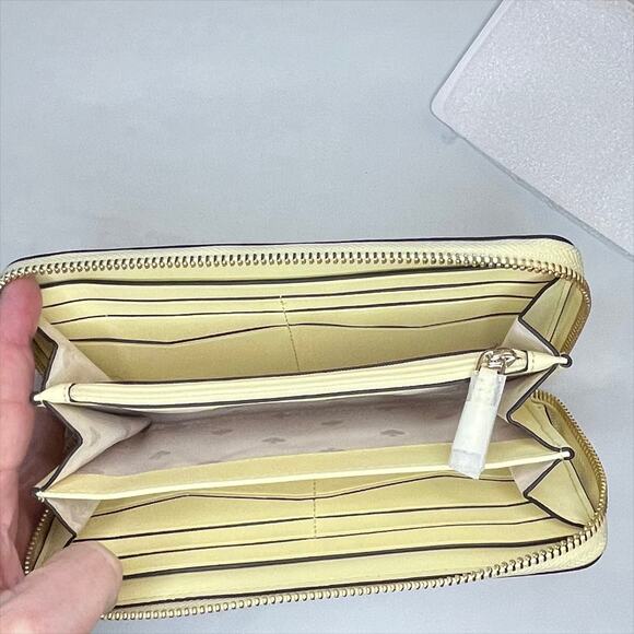 Kate Spade New York Staci Large Continental Wallet in Lemon Fondant - Picture 5 of 10